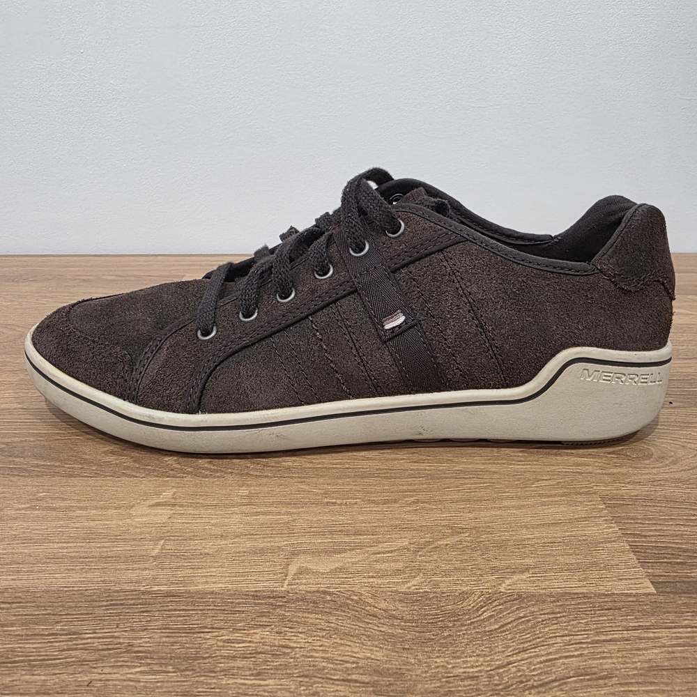 Merrell Primer Canvas casual sneakers in brown suede - Men's size 10US